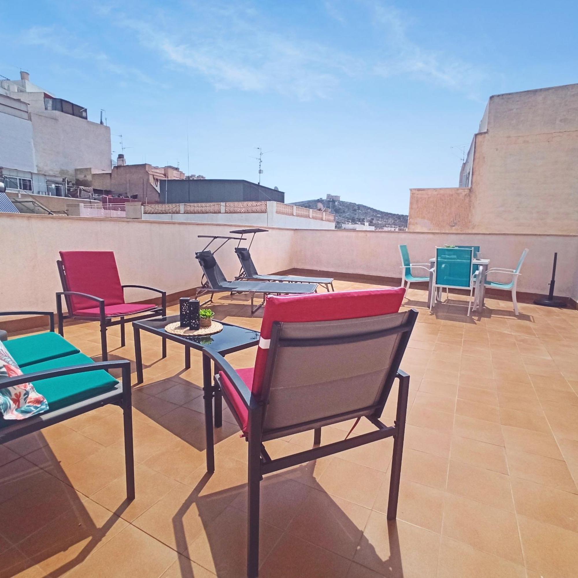 Avenida Principal - Gran Terraza Con Parking - By Aloha Palma Apartman Águilas Kültér fotó