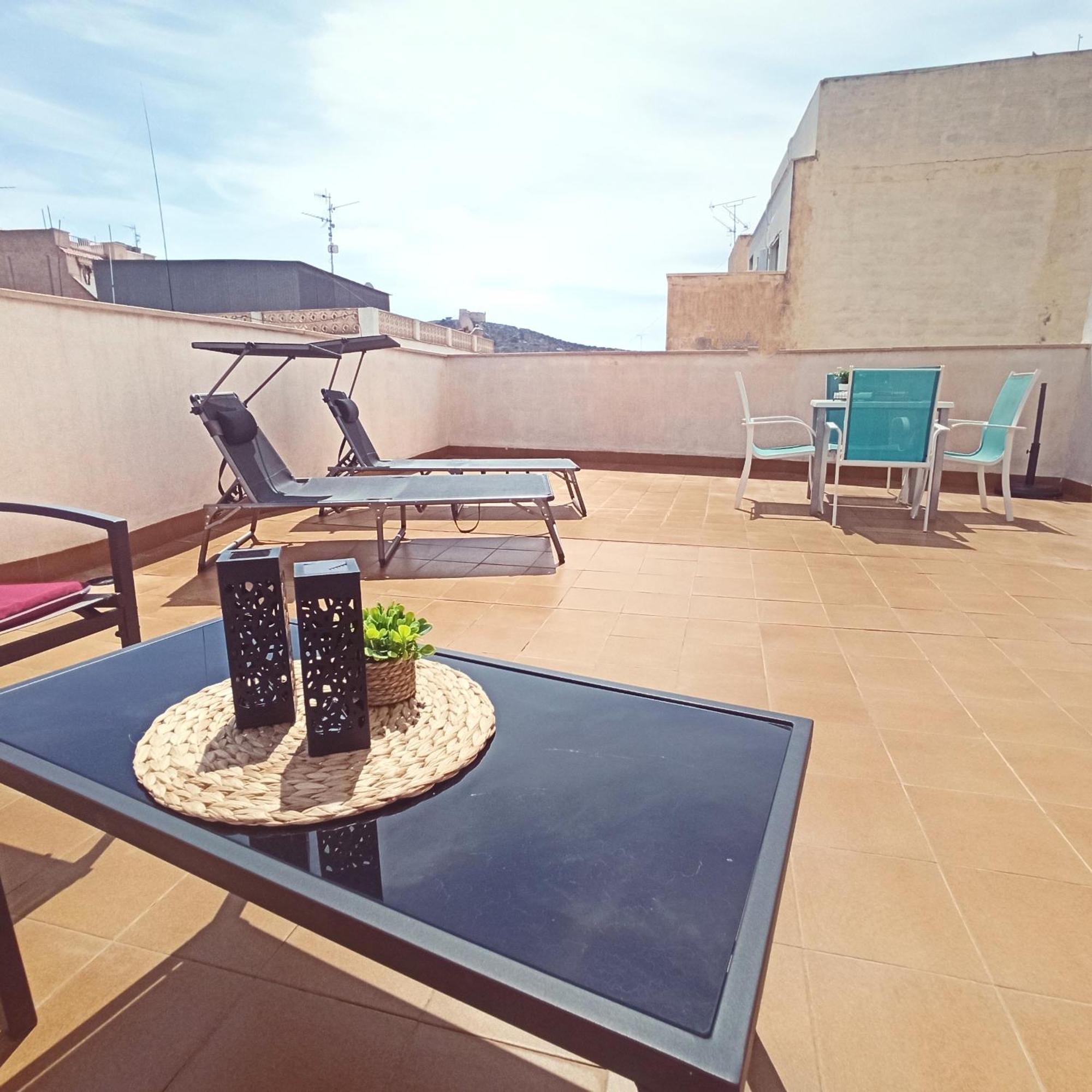 Avenida Principal - Gran Terraza Con Parking - By Aloha Palma Apartman Águilas Kültér fotó