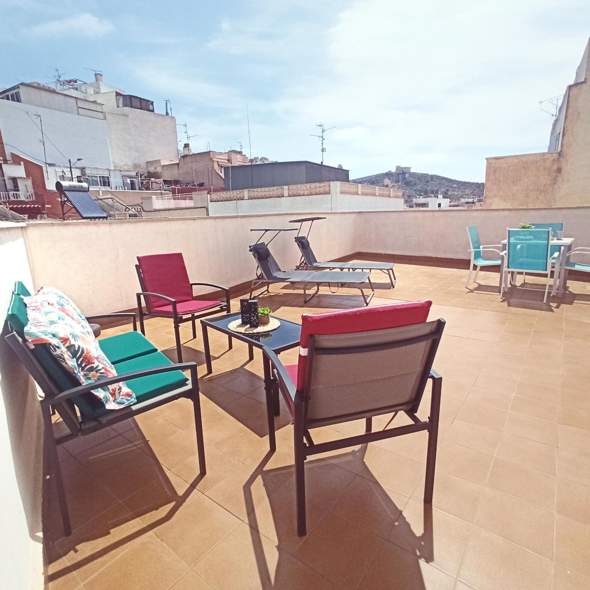 Avenida Principal - Gran Terraza Con Parking - By Aloha Palma Apartman Águilas Kültér fotó