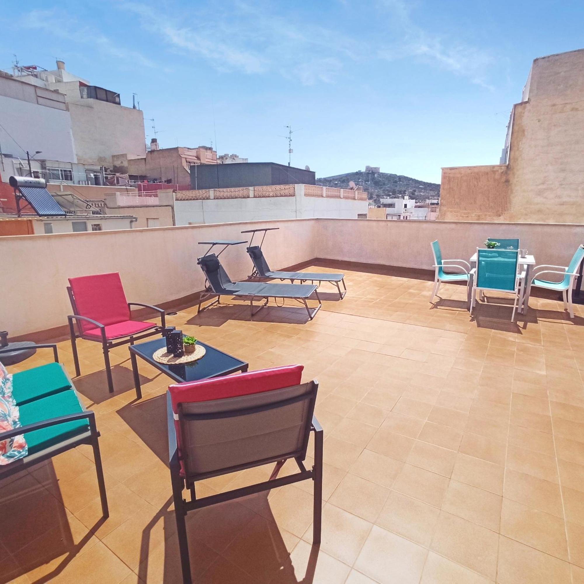 Avenida Principal - Gran Terraza Con Parking - By Aloha Palma Apartman Águilas Kültér fotó